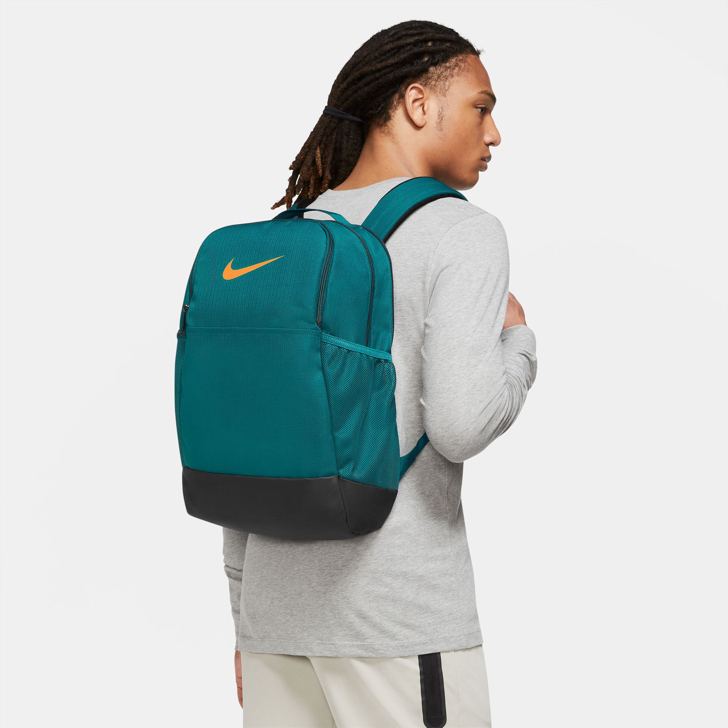 Nike brasilia backpack green on sale