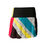 Hi-Retro Color Block Pleated Skirt
