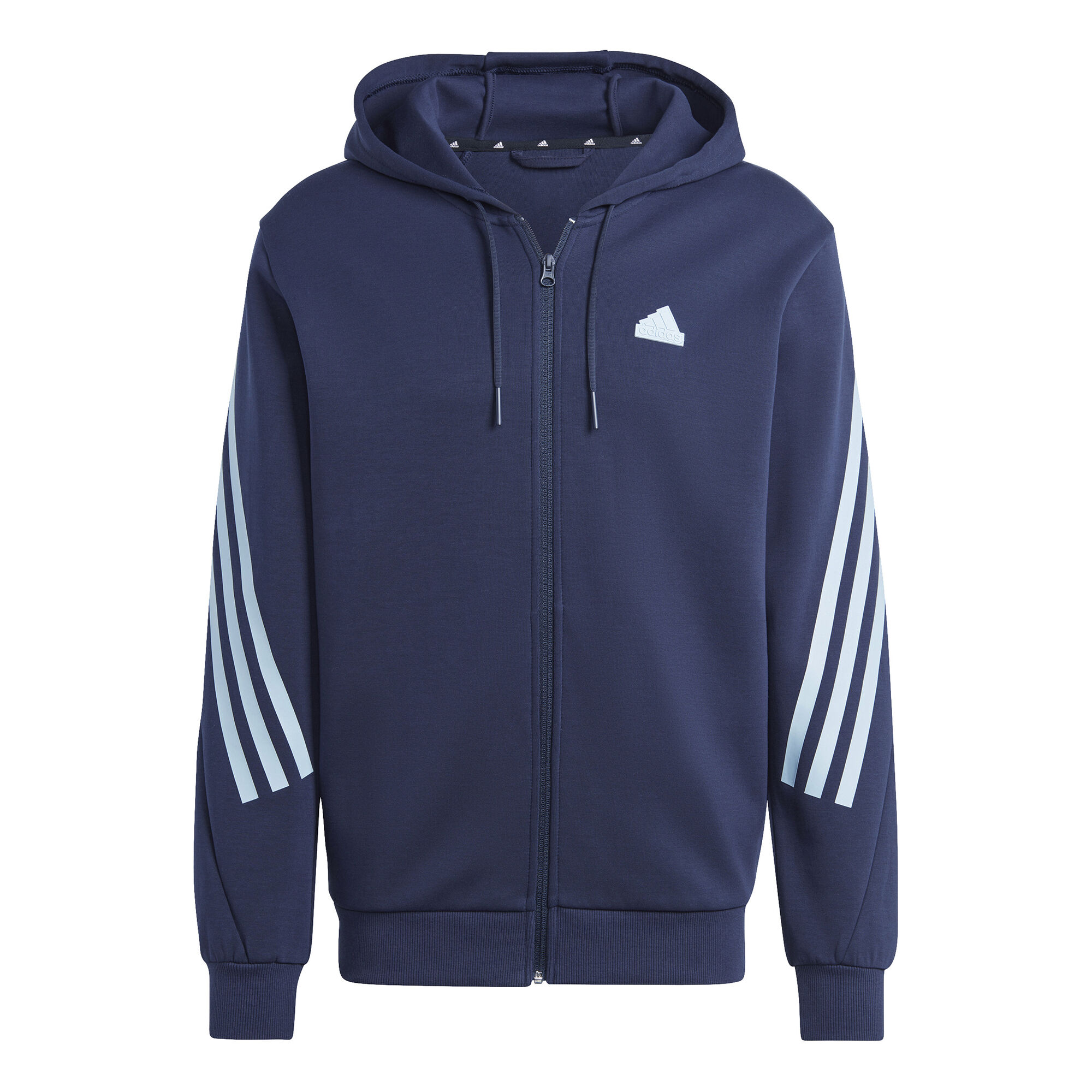 Future Icons Adidas Men's Full Zip Hooded Sweatshirt Adidas