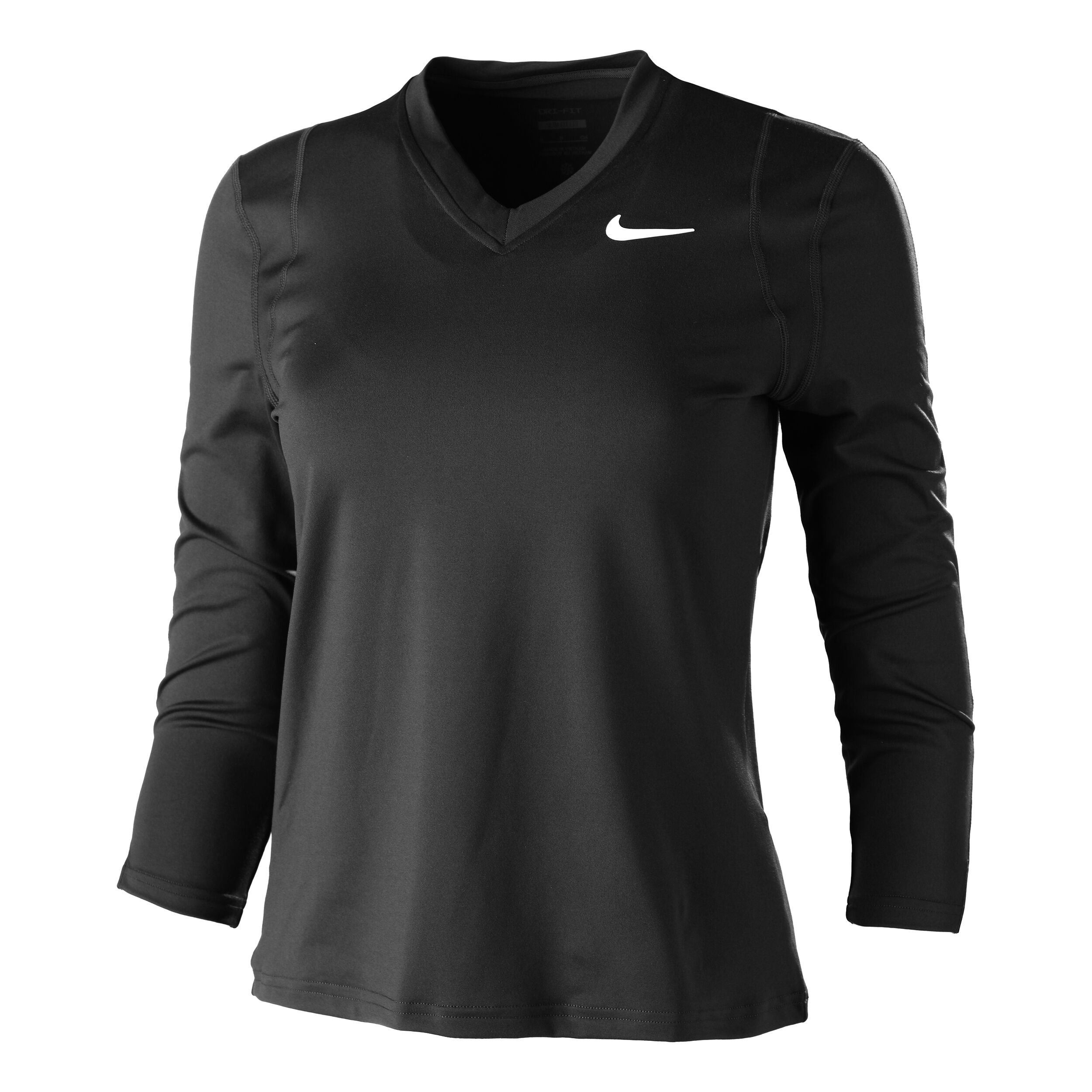 Nike victory long sales sleeve v neck ladies