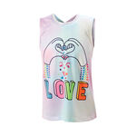 Lucky in Love Rockin Heart Tie Back Tank Girls