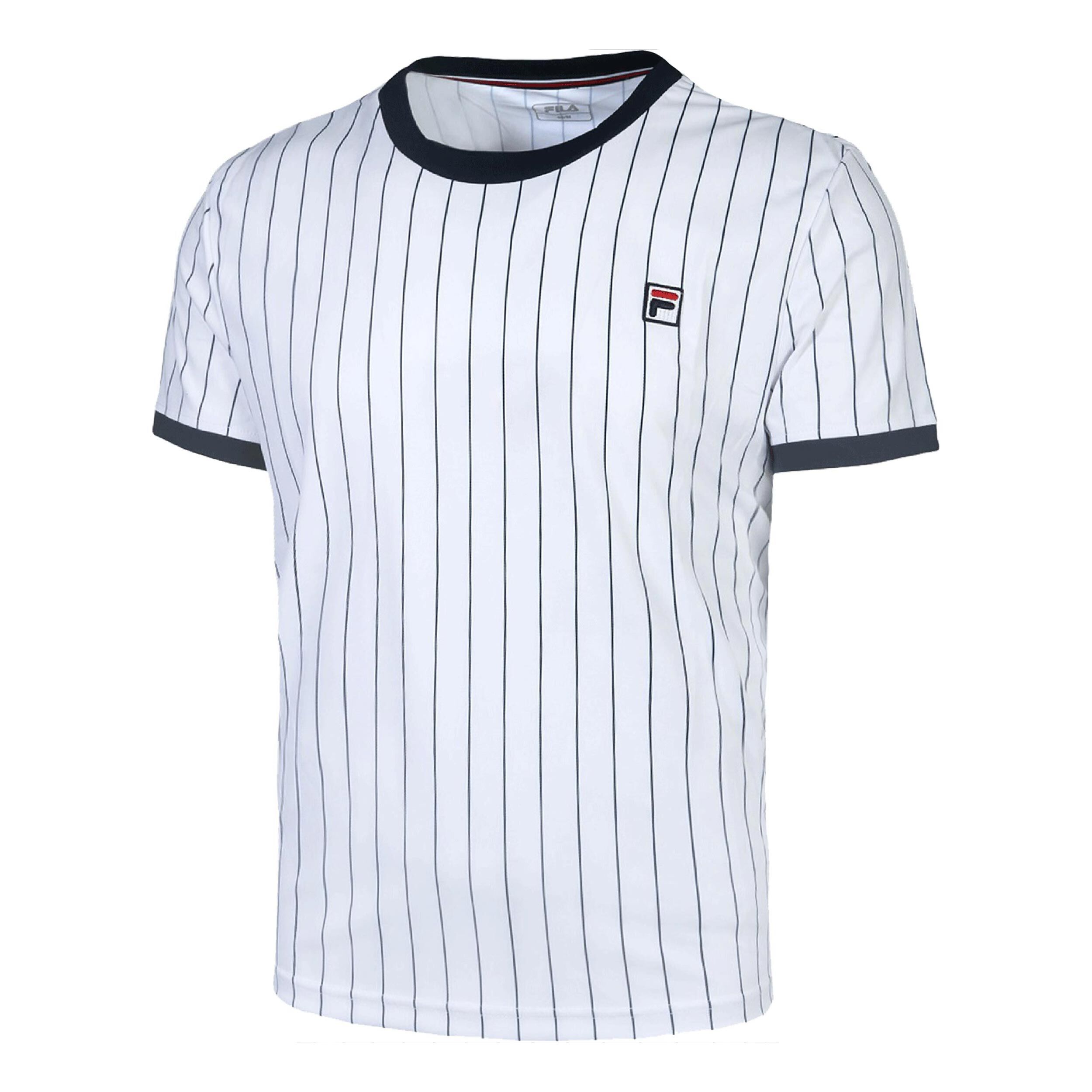 Fila striped tee shop