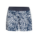 BIDI BADU Clothing BIDI BADU Fingerprint Printed 2in1 Shorts Women-Dark Blue,White