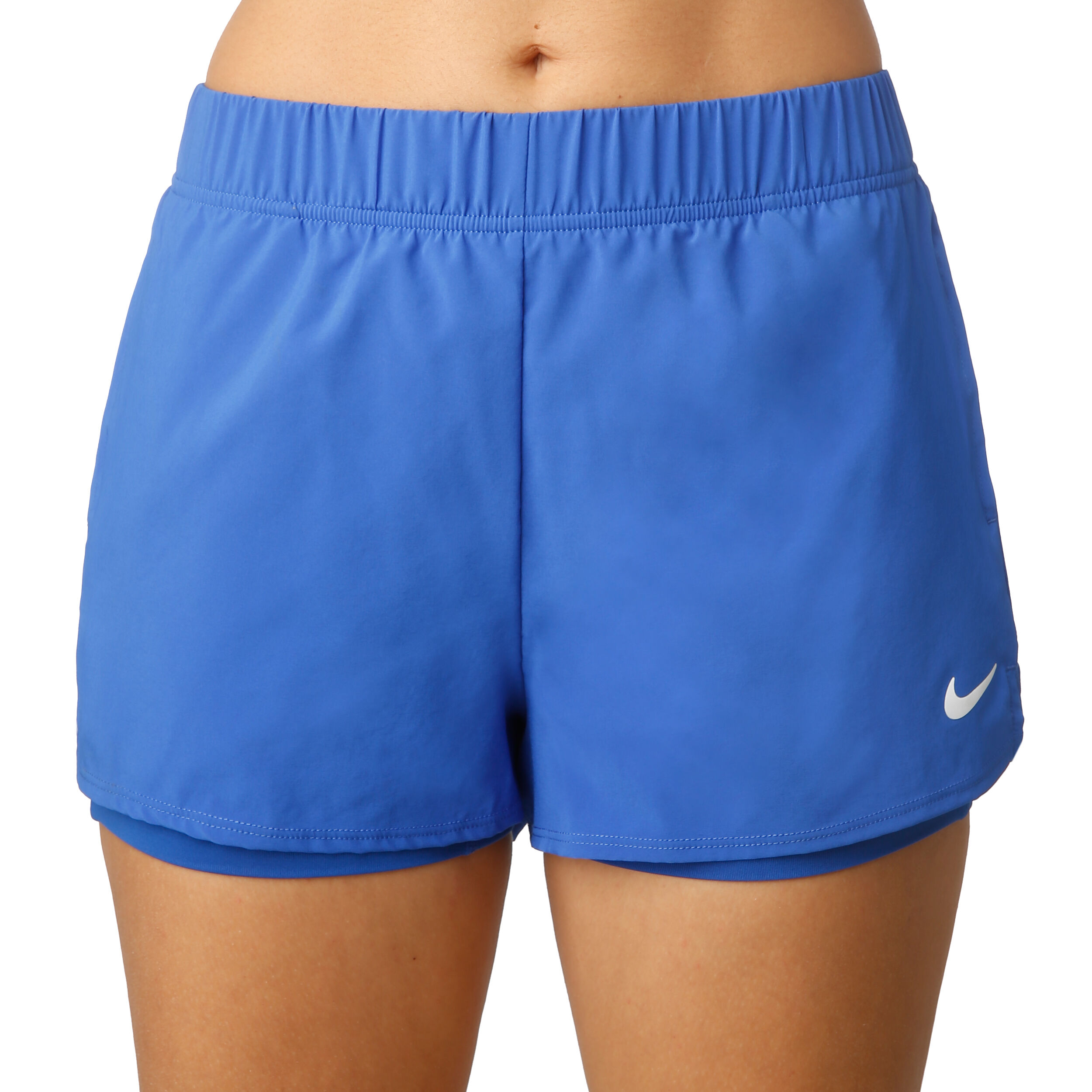 Court Flex Shorts Women Blue White