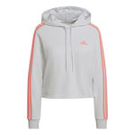 adidas 3-Stripes FT Crop Hoody