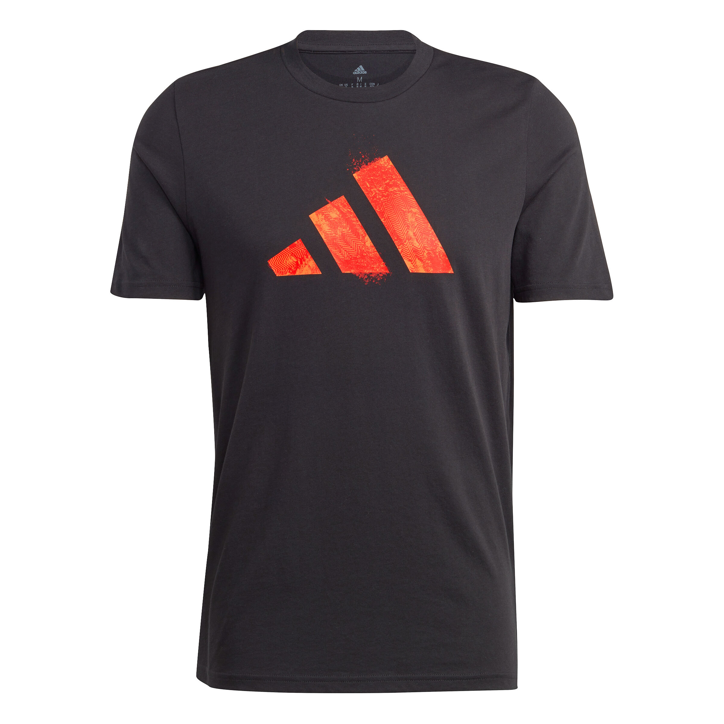 Black and orange new arrivals adidas shirt