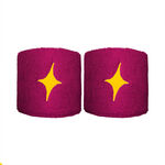 Starvie Clothing Starvie Wristband 2 Pack Unisex - violet, yellow