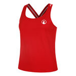 Quiet Please Tennis apparel Quiet Please Serve & Volley Tank top Women-red