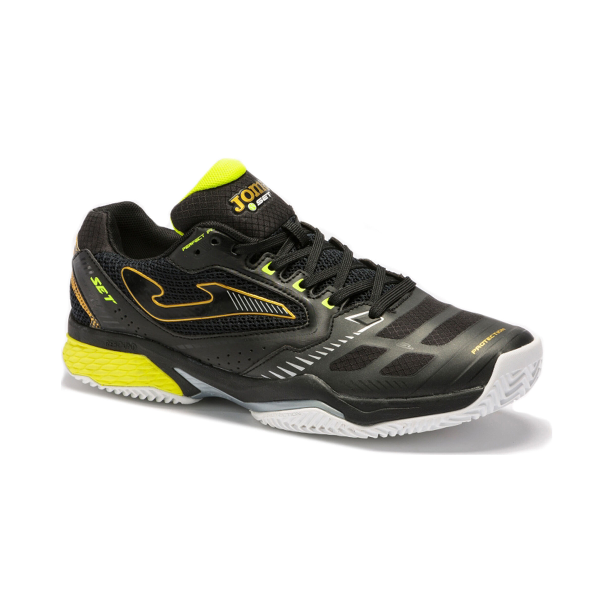 Buy Joma Set 2101 Men Black Neon Yellow online Padel Point COM