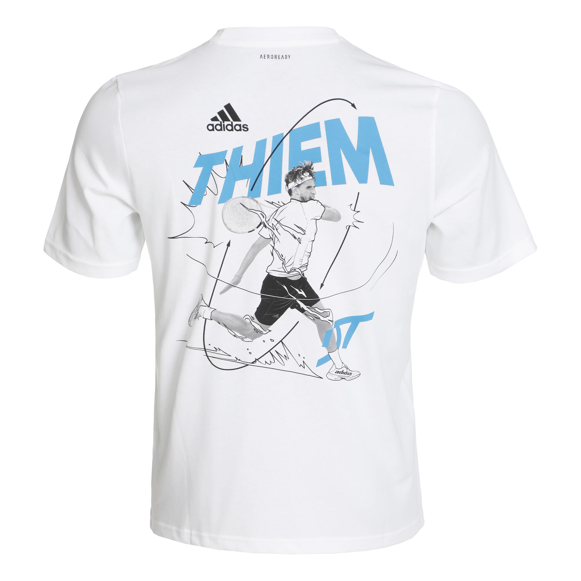 adidas Graphic T-Shirt - White online Padel-Point