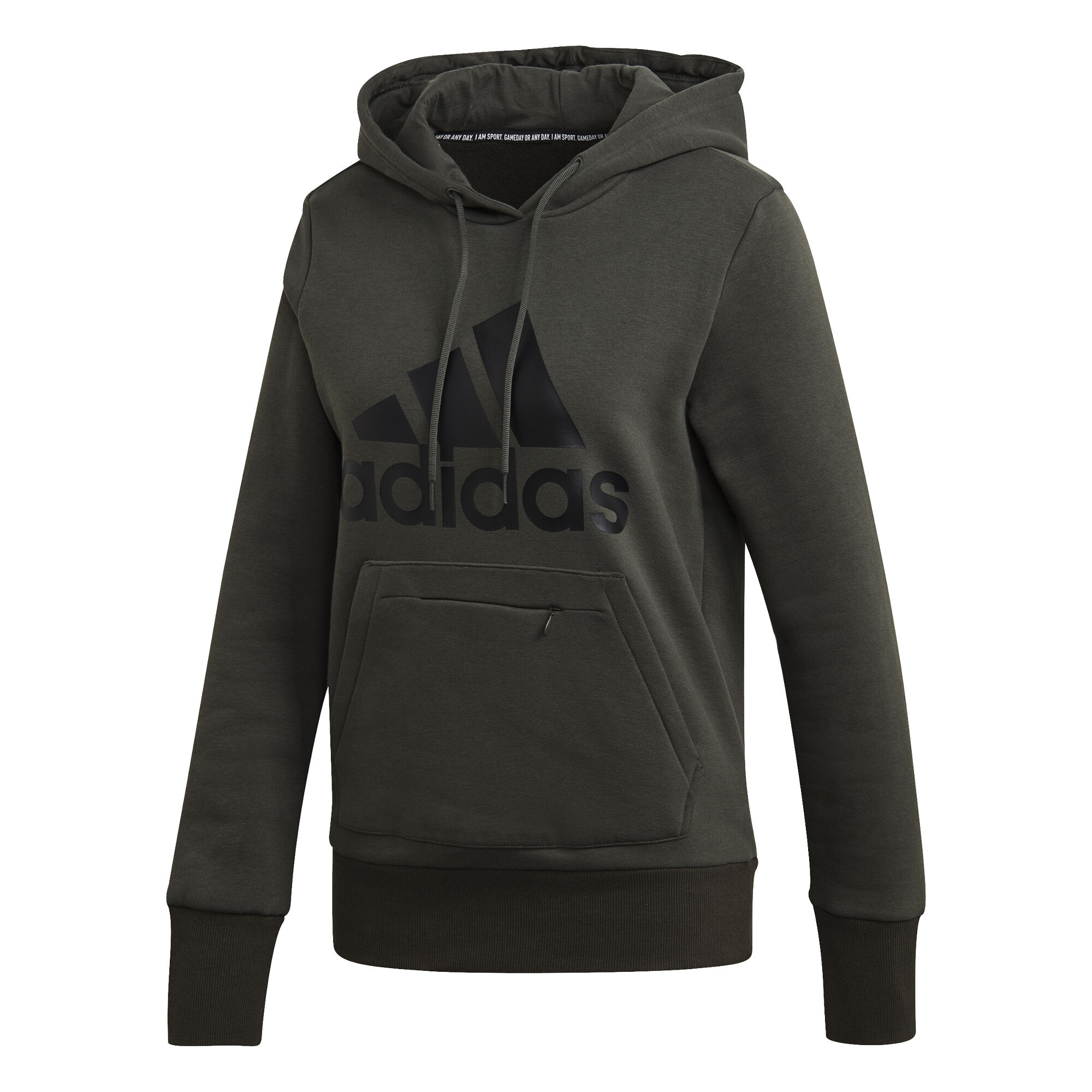 Buy adidas Badge Of Sport Hoody Women Khaki Black online Padel