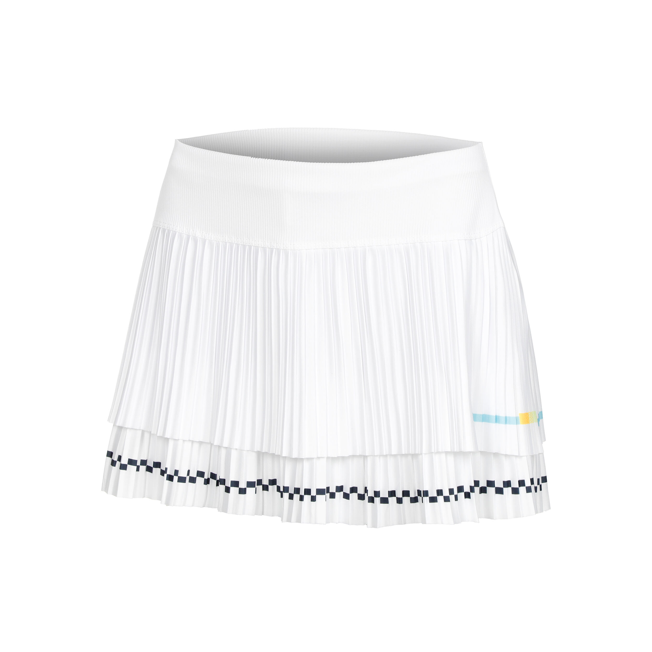 White tennis skirt with black lining cheap