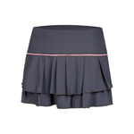 Lucky in Love Clothing Lucky in Love Pleat Tier With Piping Skirt Women-Dark Grey,Apricot