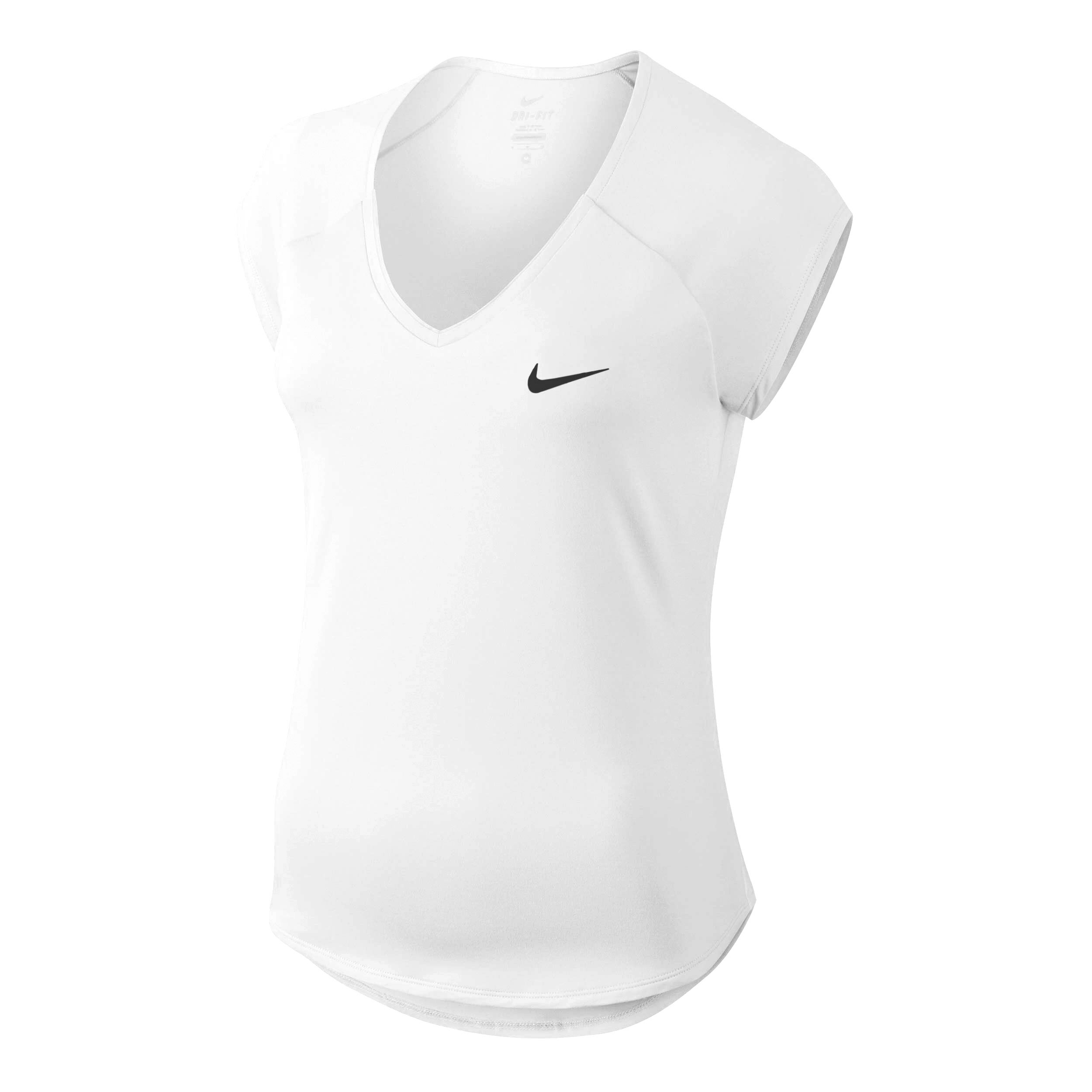 Buy Nike Court Pure T Shirt Women White Black online Padel Point COM