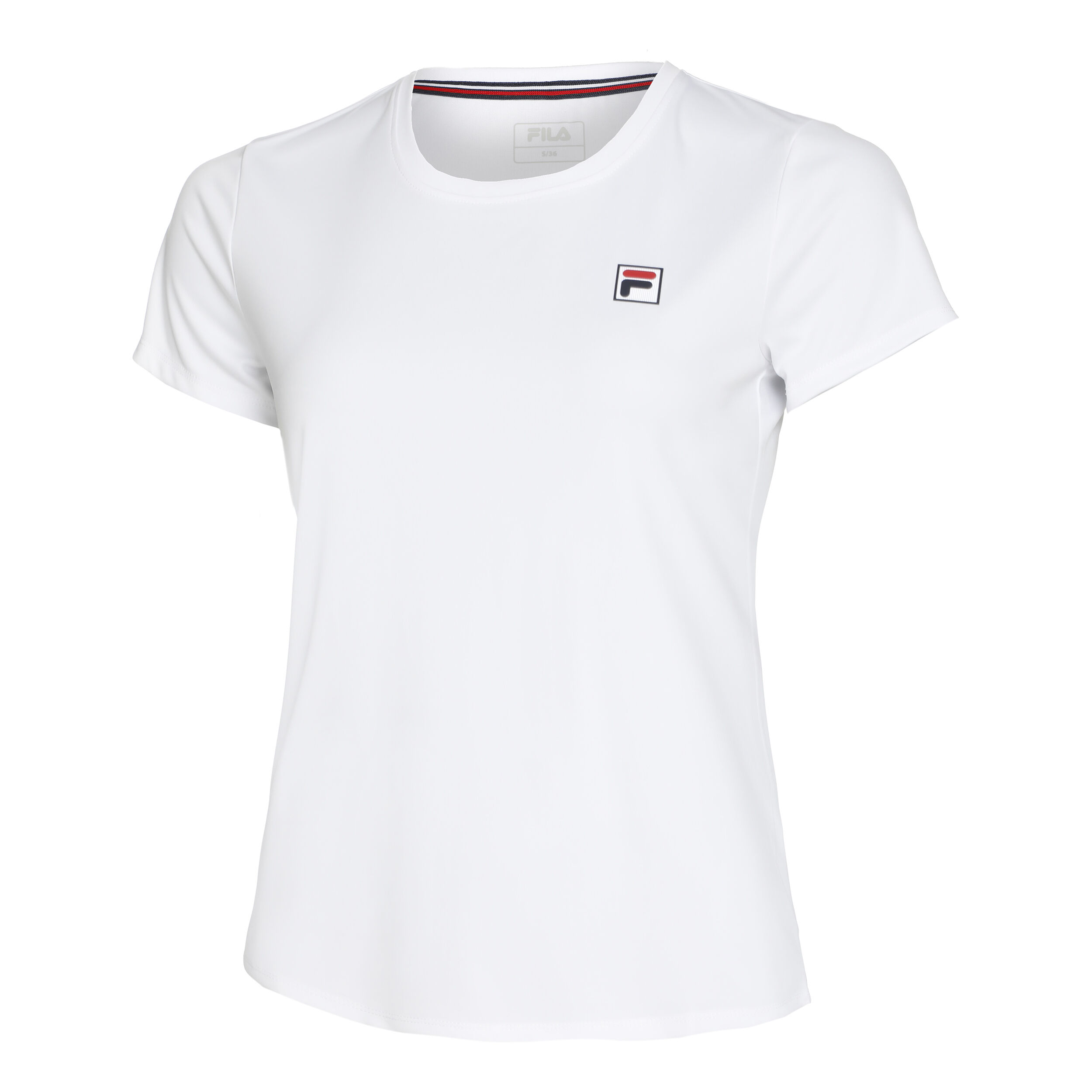White fila t shirt women's hot sale