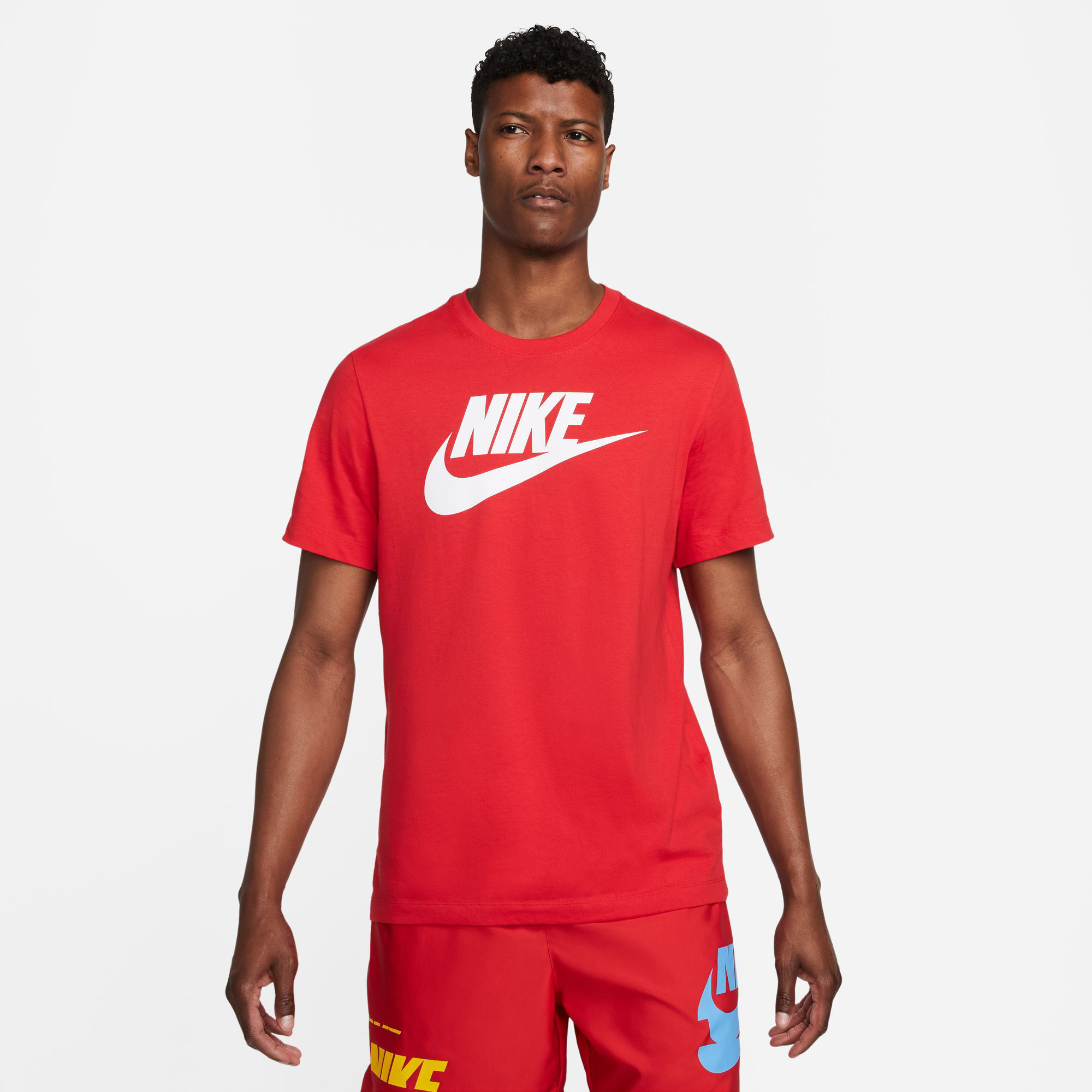 Mens red nike t shirt outlet