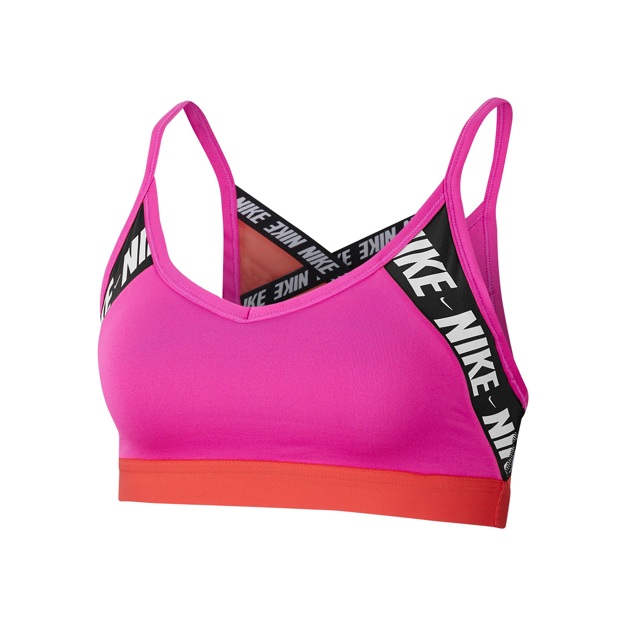 Buy Nike Indy Logo Sports Bras Women Pink, Orange online