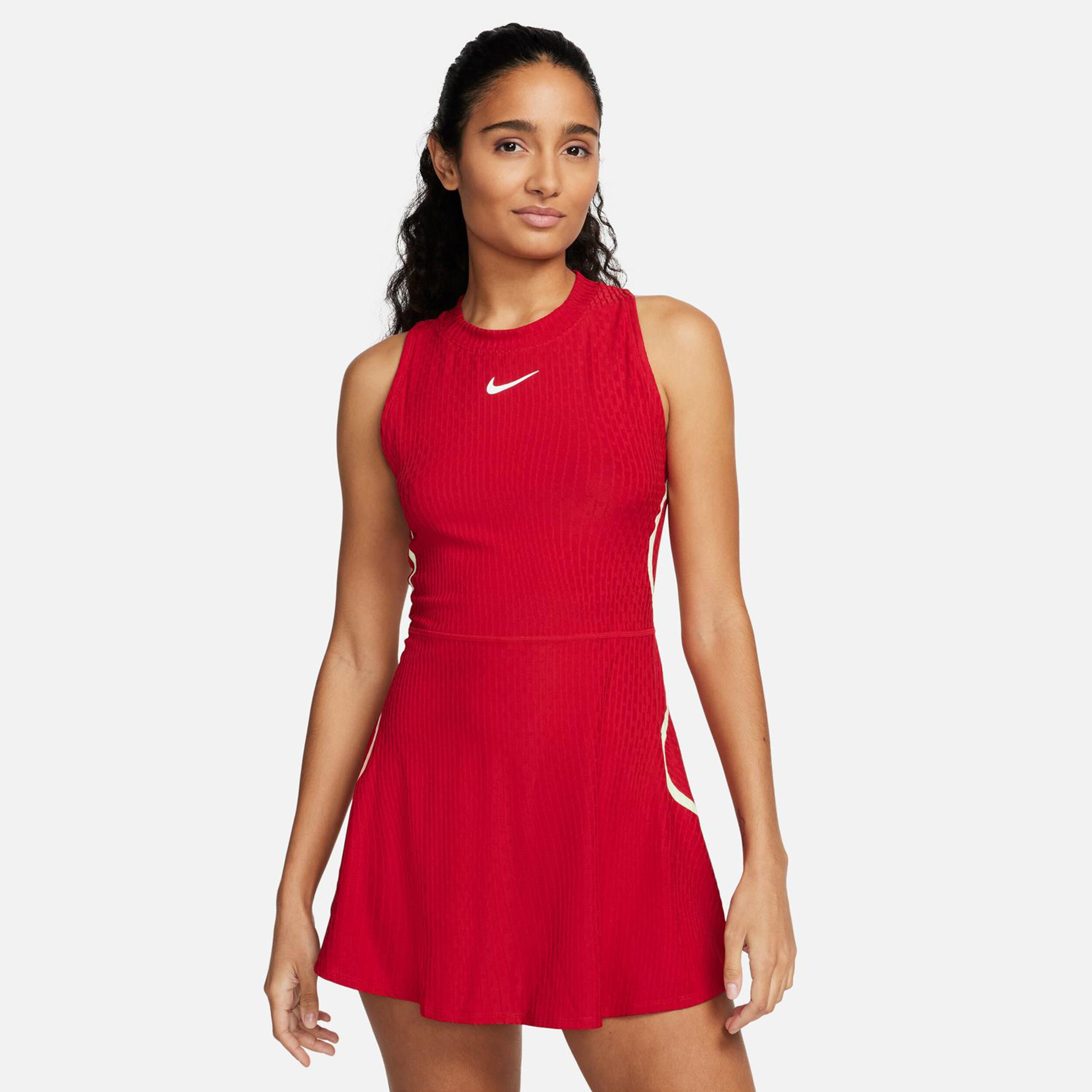 Nike Court Dri-Fit Slam Dress Women Red | Tennis-Point