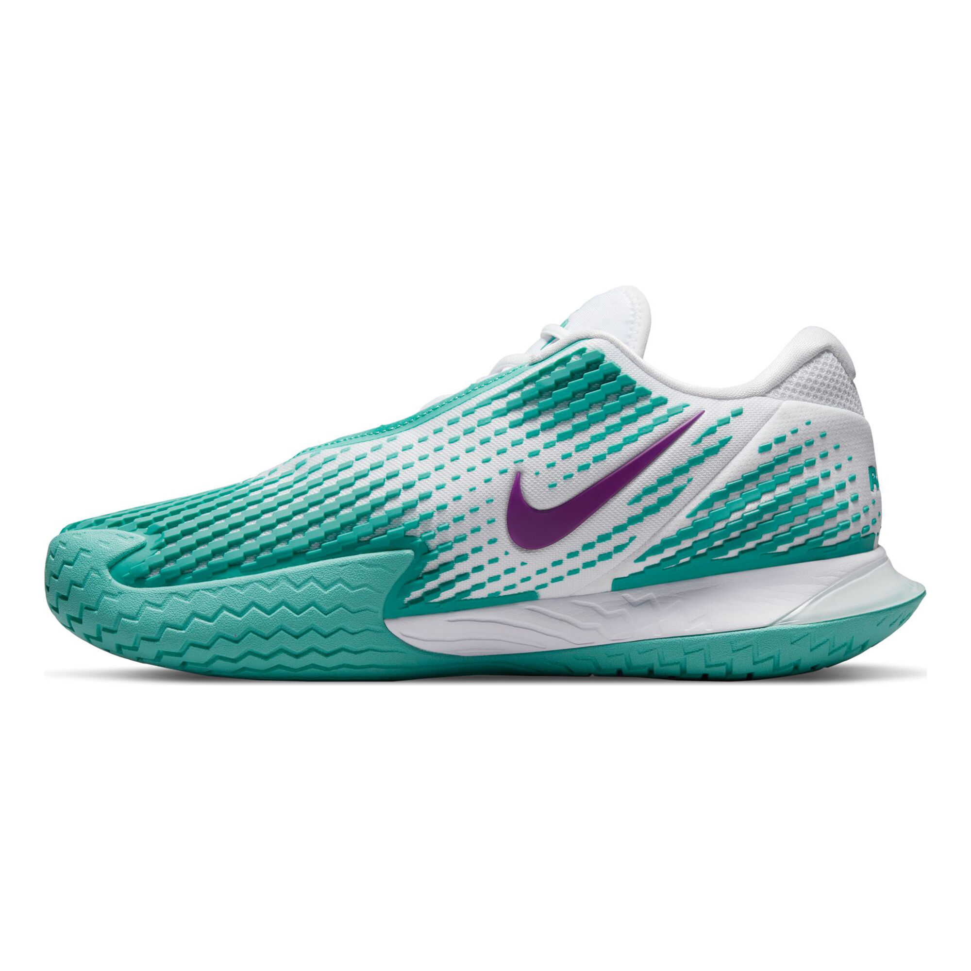 Nike Rafael Nadal Cage 4 All Court Shoe Men - White, Green | Padel-Point