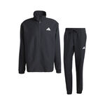 adidas Clothing adidas 3 Stripes Woven Tracksuit Men-Black