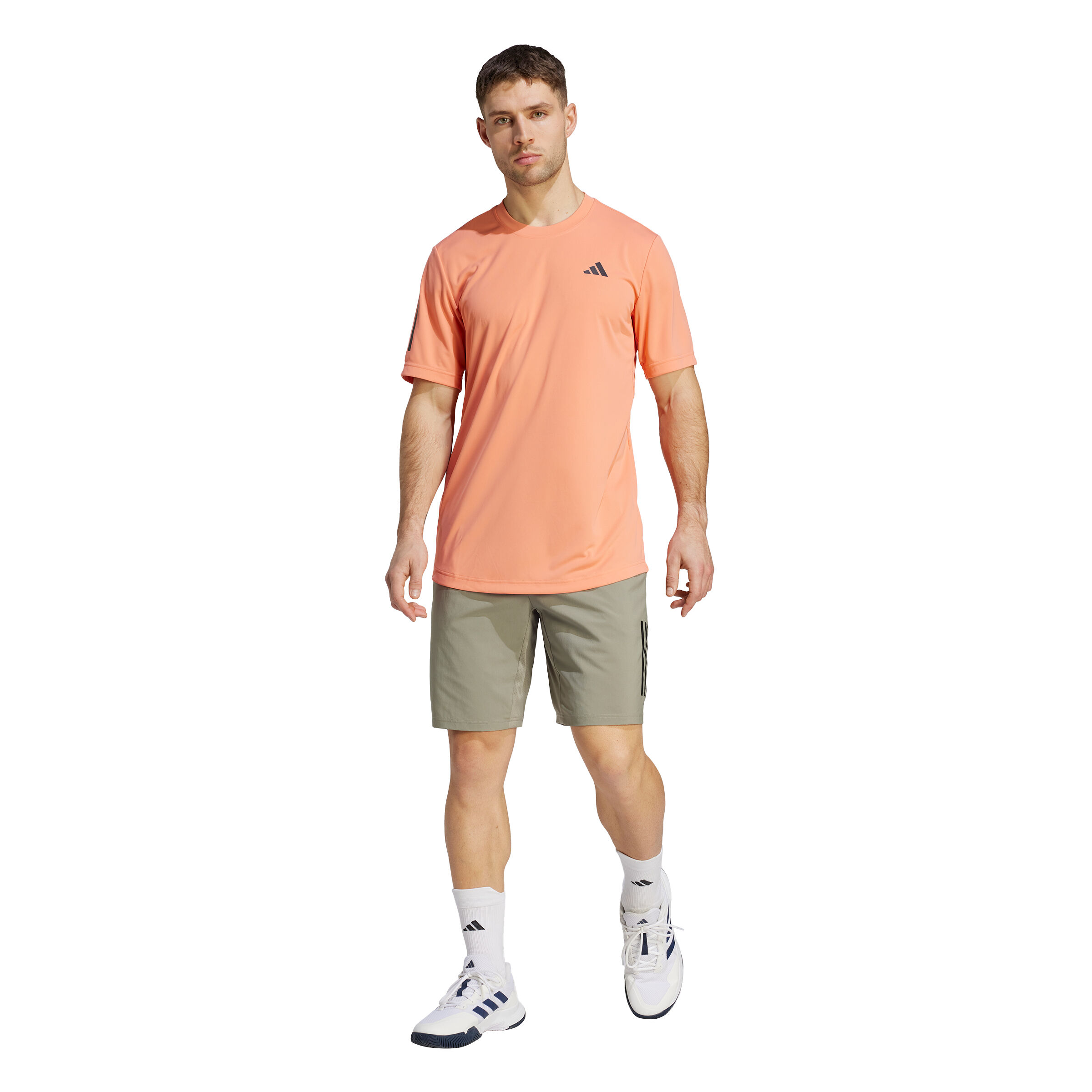Adidas t shirt shop and shorts set mens