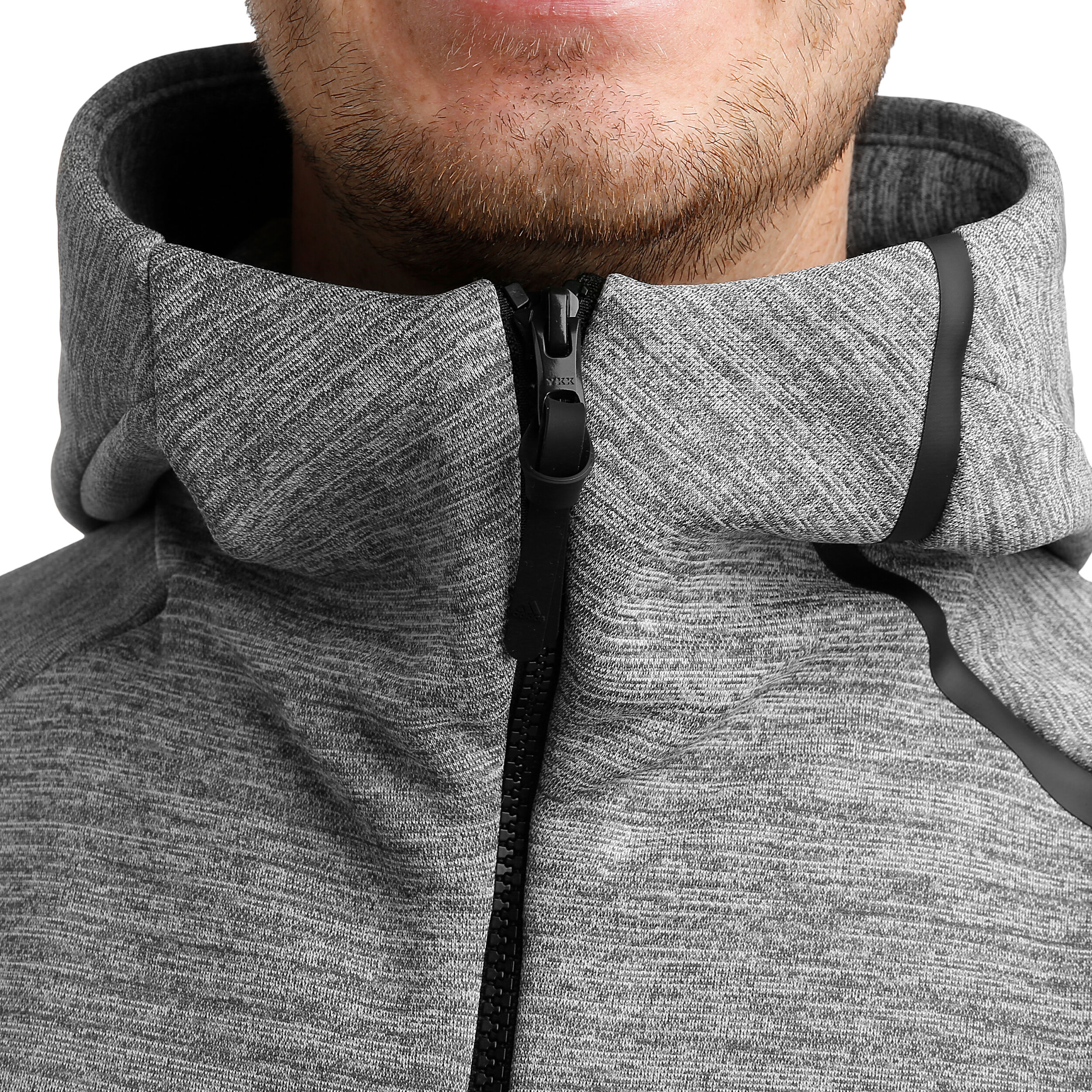 adidas Z.N.E. Fast Release Zipper Zip Hoodie Men Grey, Black