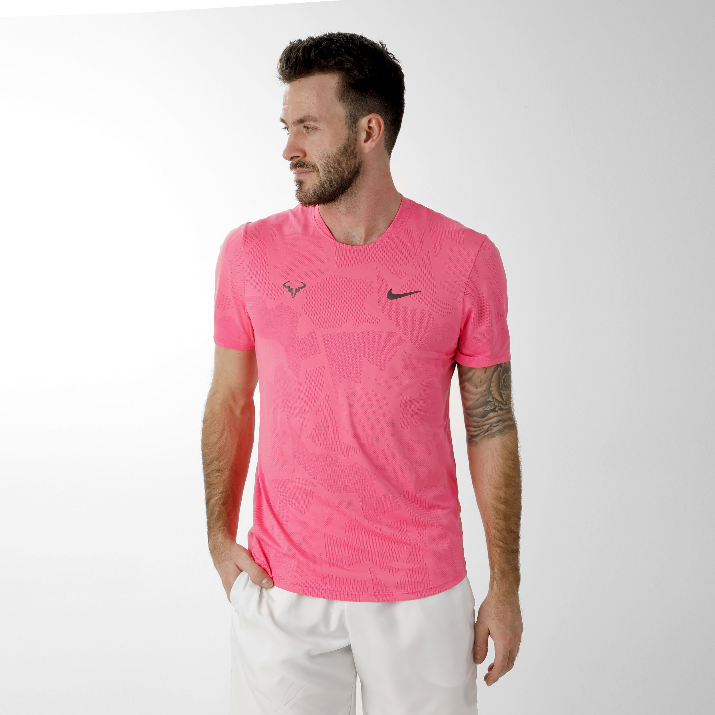 ウェア nike Nadal t-shirt Nike Rafael Nadal Dri-Fit Advantage T-Shirt Men Violet
