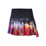 Lucky in Love Hi-Retro Color Block Pleated Skirt