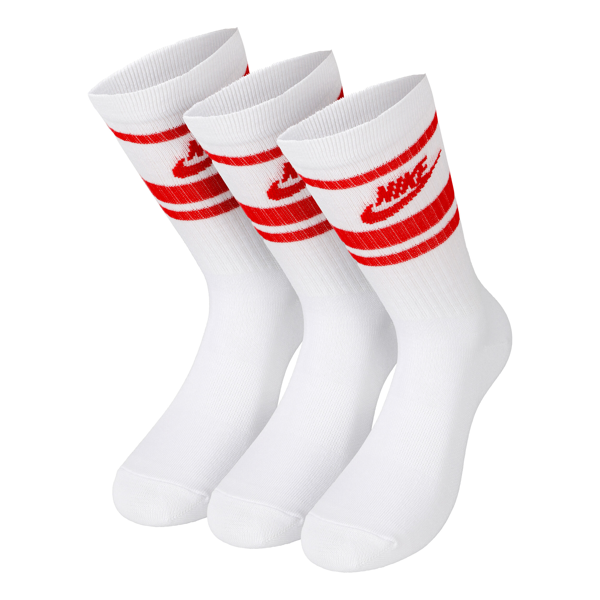 Buy Nike Sportswear Everyday Essential Tennis Socks 3 Pack White