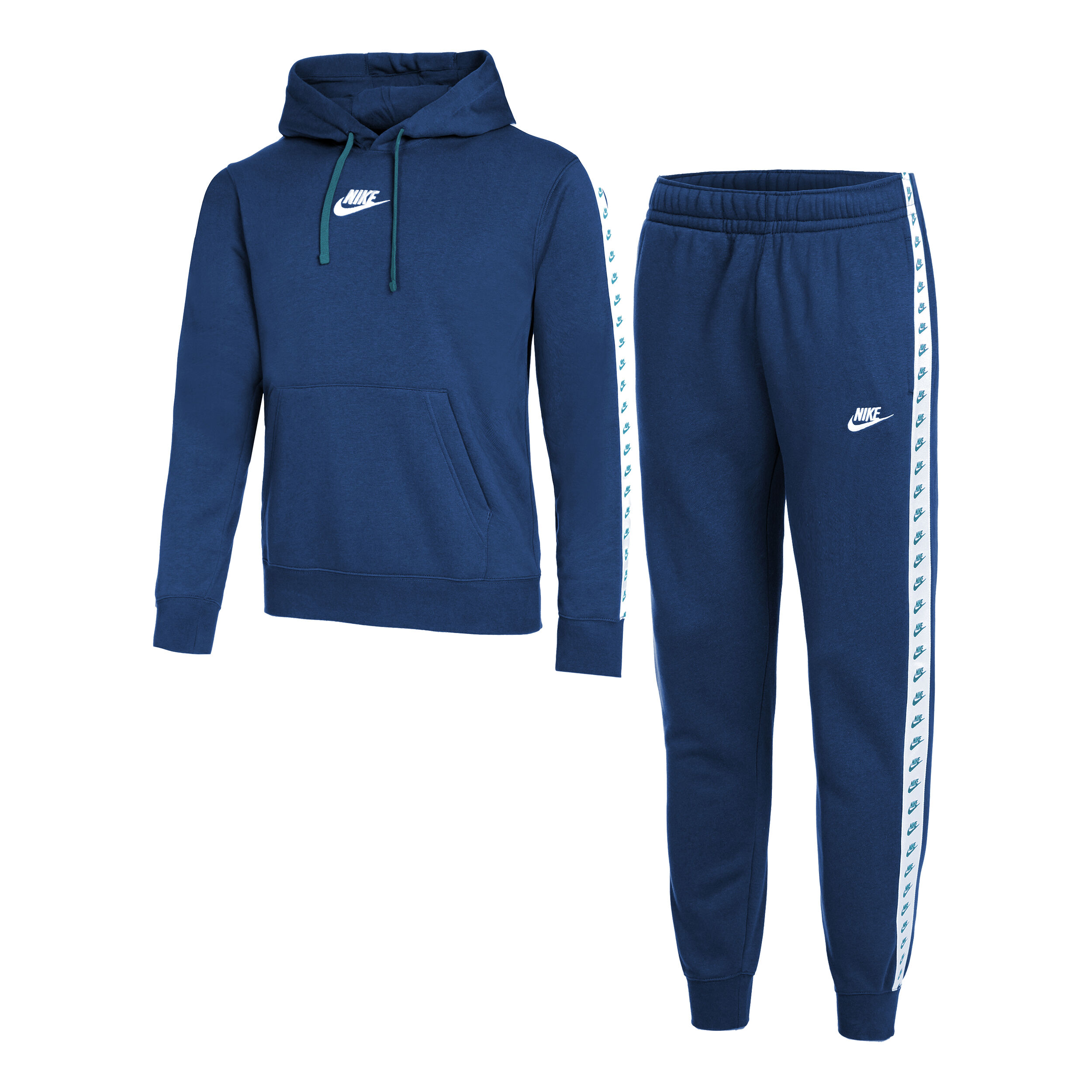 Buy Nike Sportswear Sport Essentials Fleece Tracksuit Men Dark Blue White online Padel Point COM