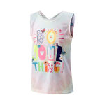 Lucky in Love Rockin Heart Tie Back Tank Girls