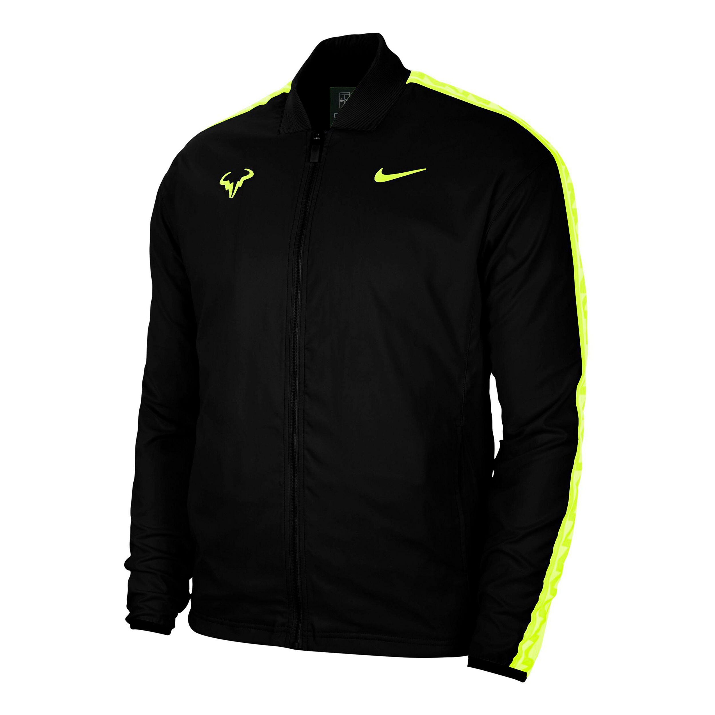 Buy Nike Rafael Nadal Training Jacket Men Black, Neon Green