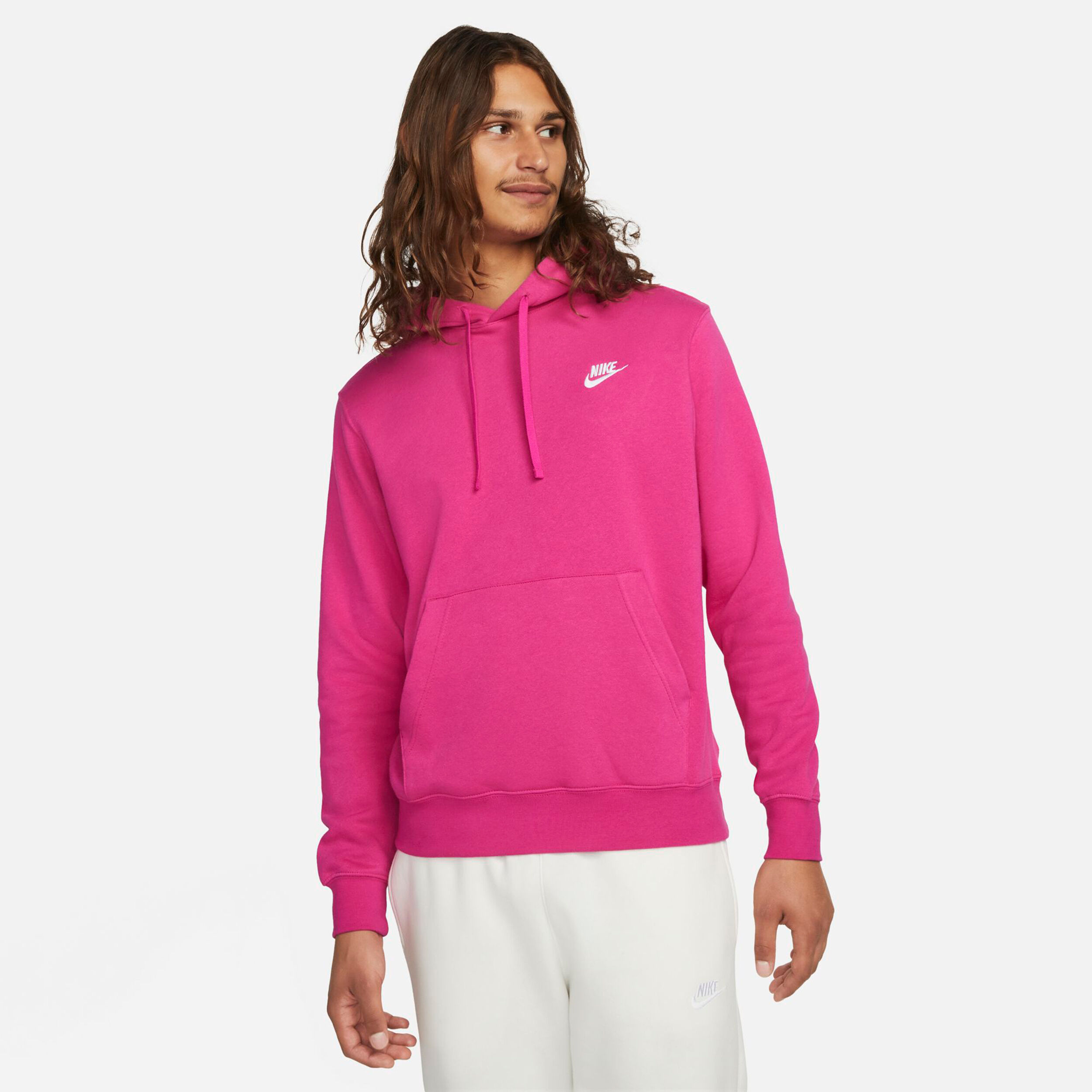 Nike pink hoodie men 2025