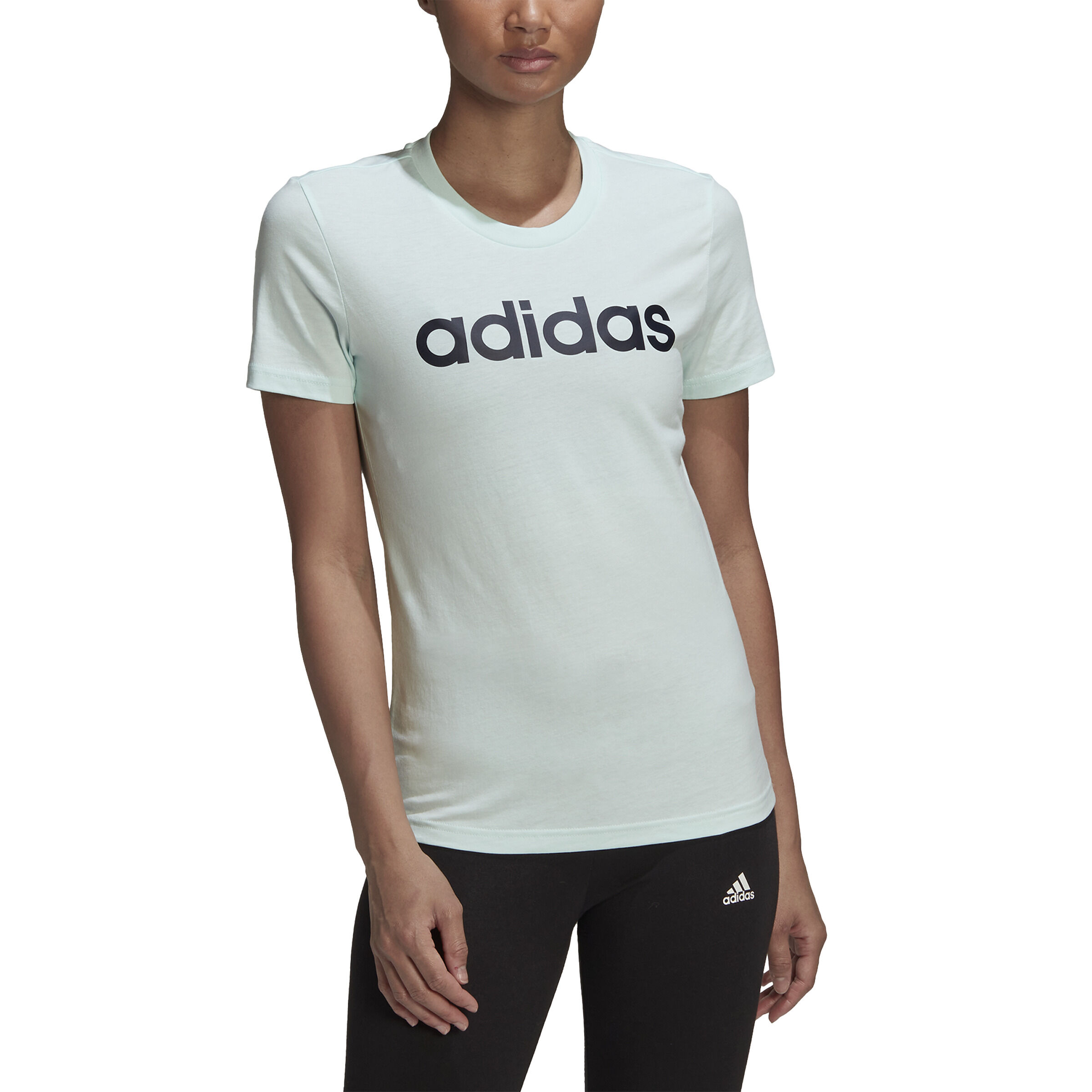 Linear T Shirt Women Mint