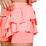 Pleat Tier Skirt with piping
