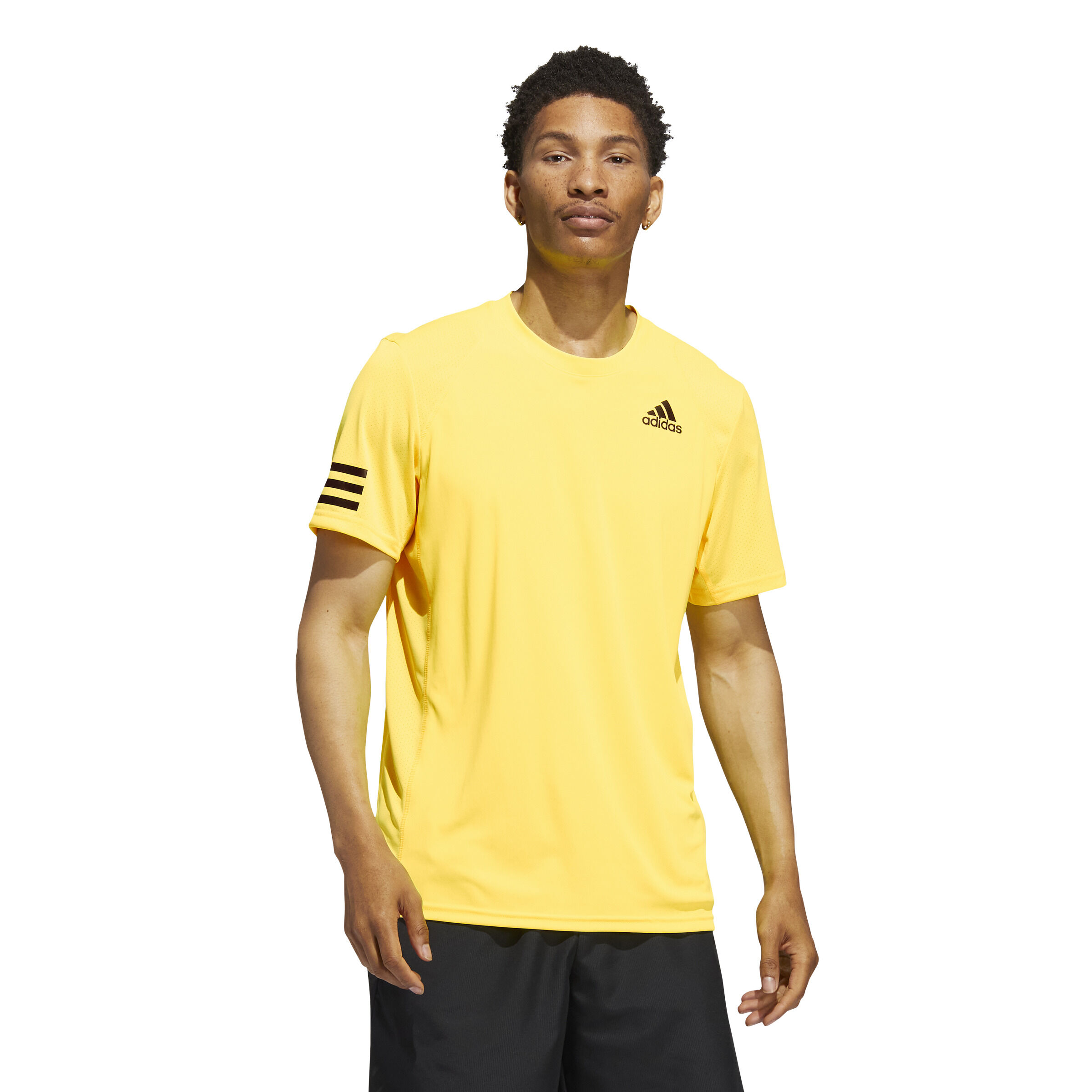 Yellow adidas t shirt mens outlet