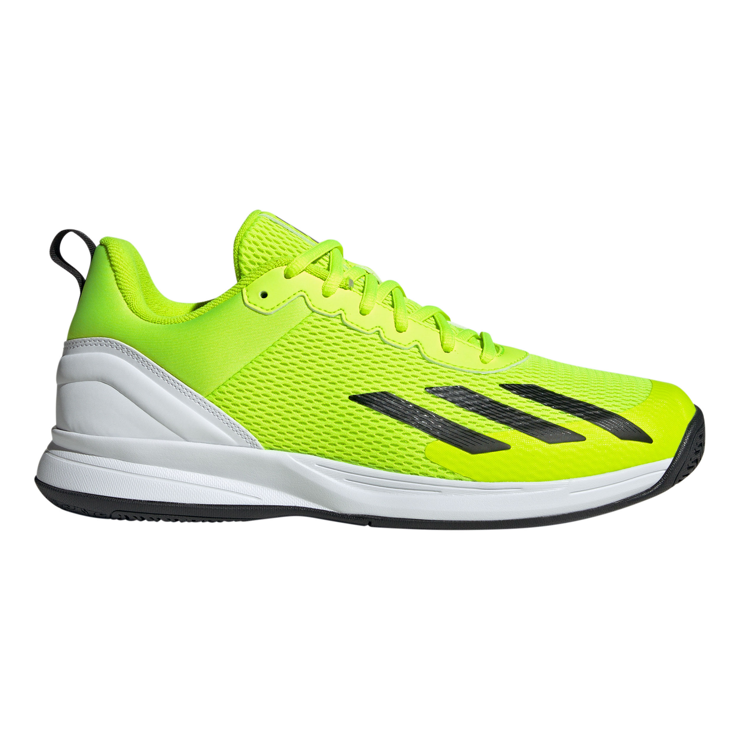 adidas Courtflash Speed All Court Shoe Men Neon Green, Black