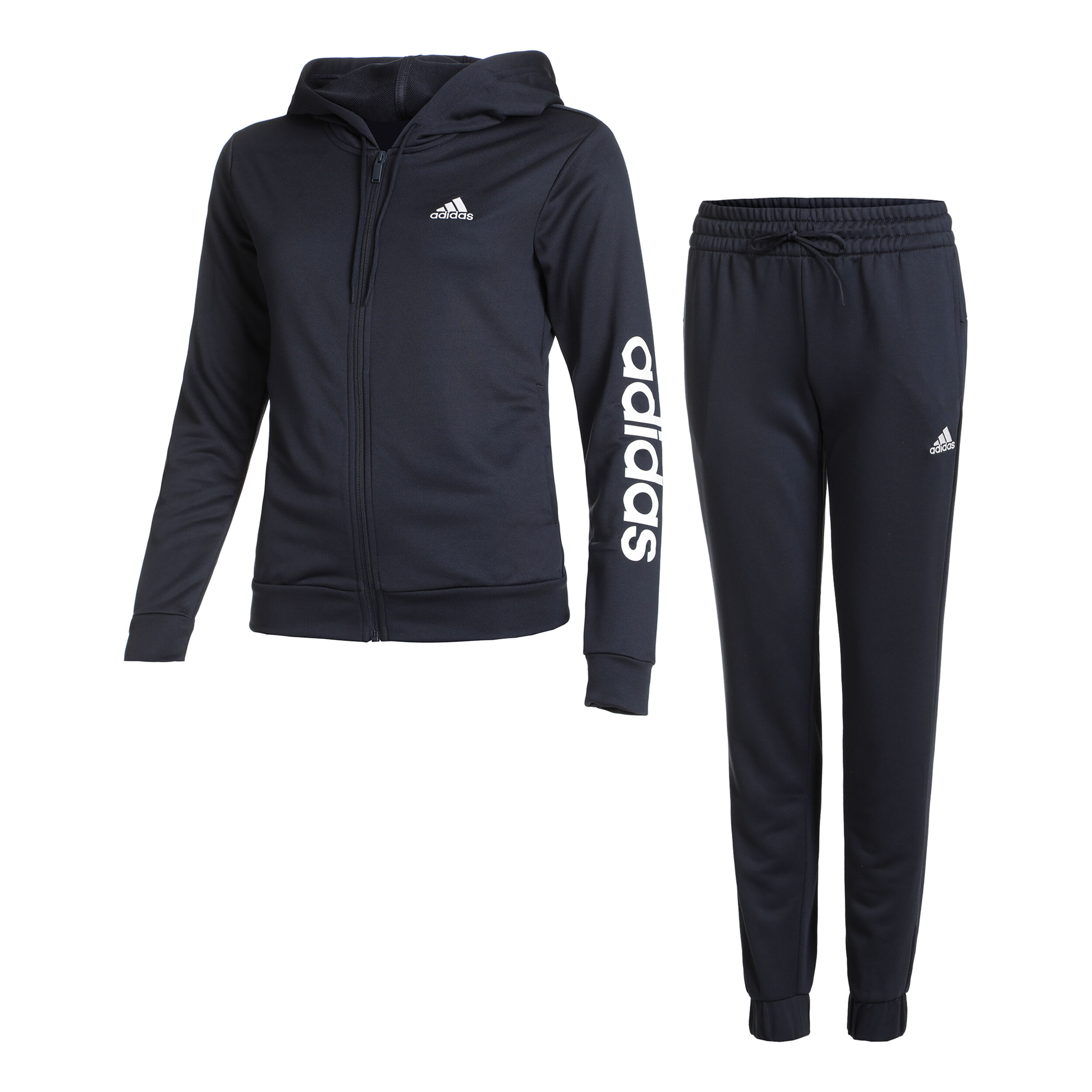 Buy adidas Linear Tracksuit Women Dark Blue White online Padel Point COM