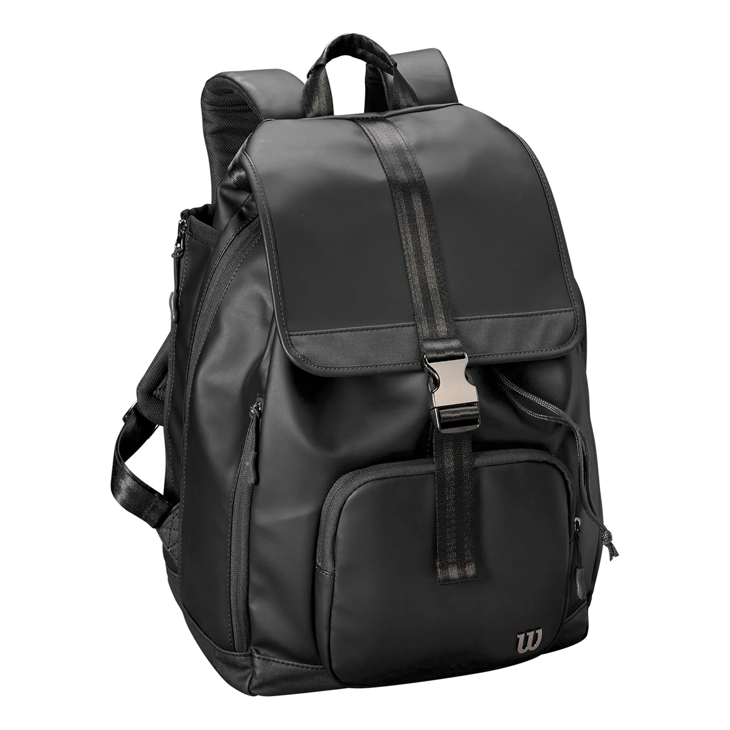 Black fold over backpack deals