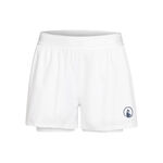 Quiet Please Clothing Quiet Please Point 2in1 Shorts Women-White,Dark Blue