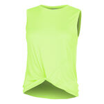 Lucky in Love Clothing Lucky in Love Twist Front Tank Top Women-Neon Green
