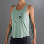 Endless Clothing Endless Cercle Tank Top Women-Green,Dark Blue