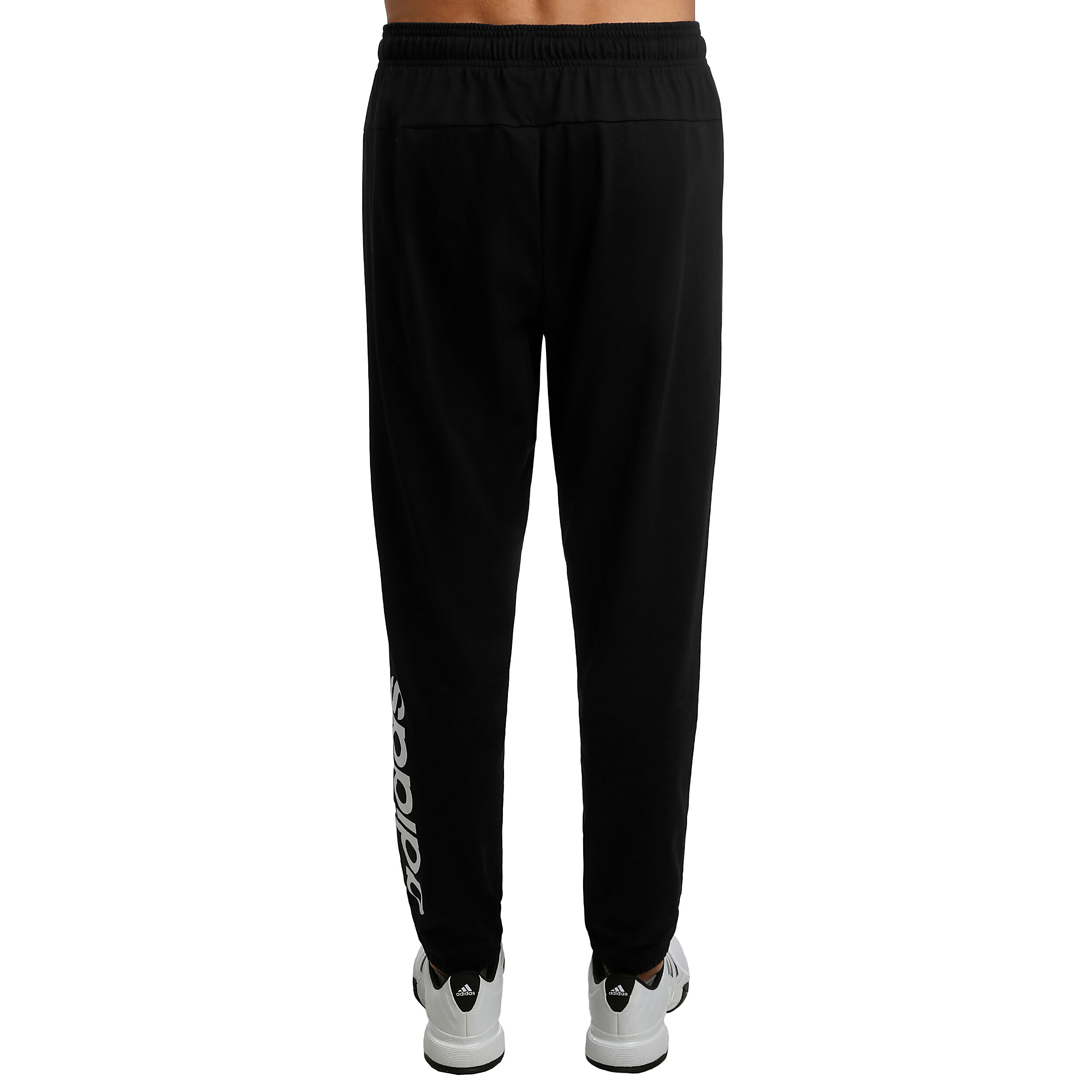 Buy adidas Essentials Linear Single Jersey Training Pants Men Black White online Padel Point COM
