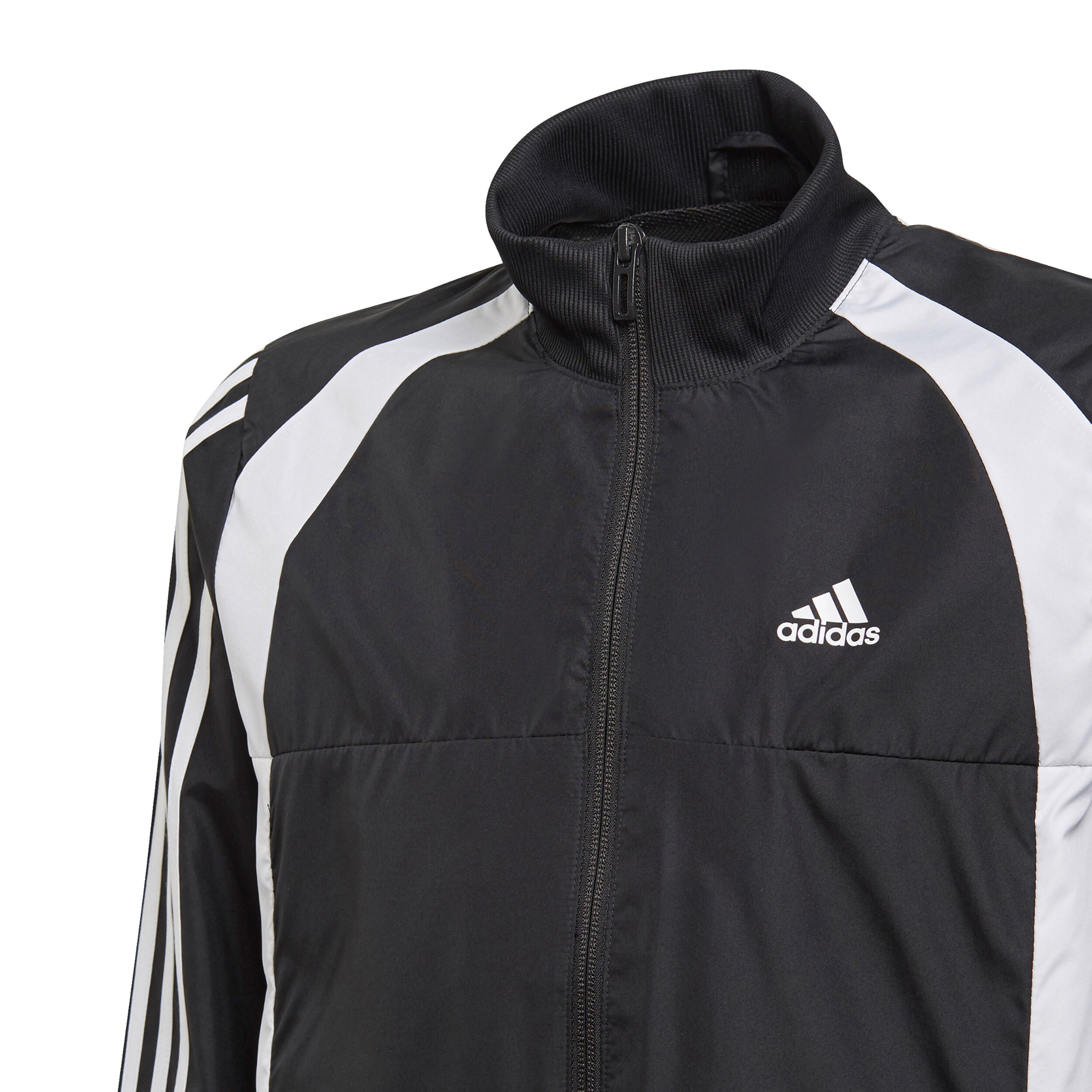 Woven Tracksuit Boys Black White