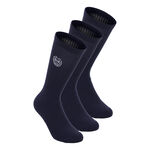 BIDI BADU Tennis socks BIDI BADU Crew Performance Tennis socks 3 Pack -dark blue