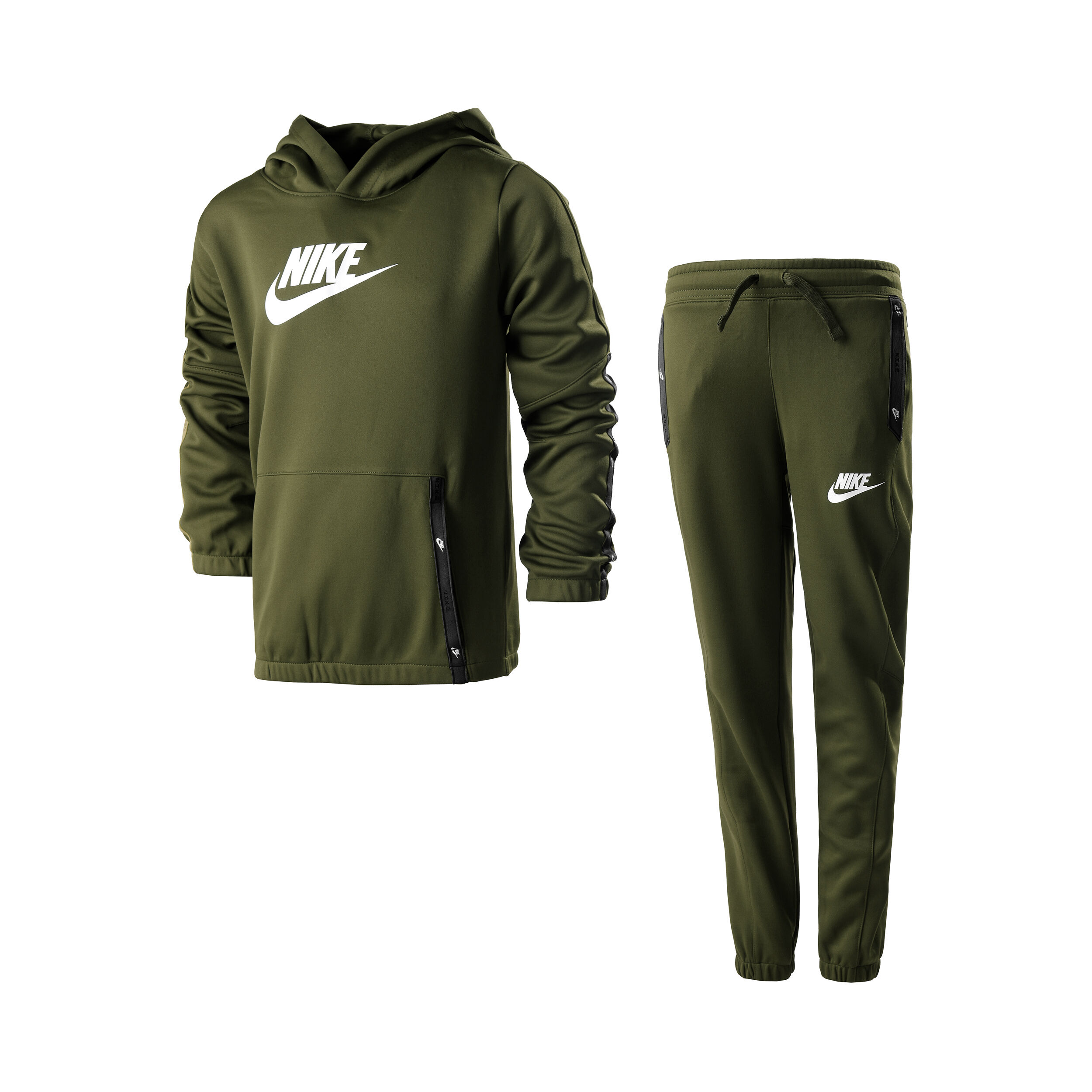 Olive green nike top tracksuit