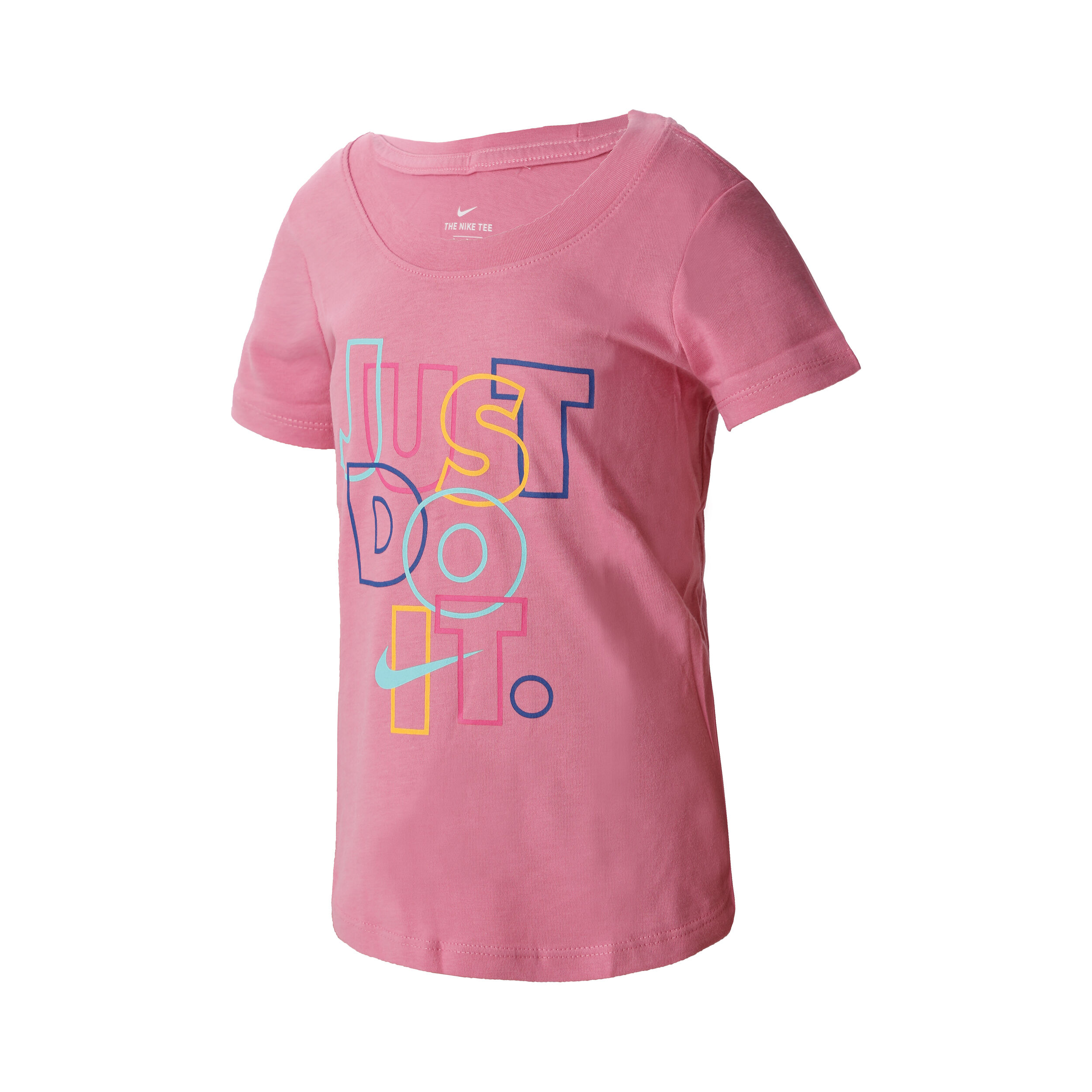 Pink nike just do it t shirt sales
