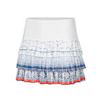 Lucky in Love Long Snake Wave Pleated Skirt