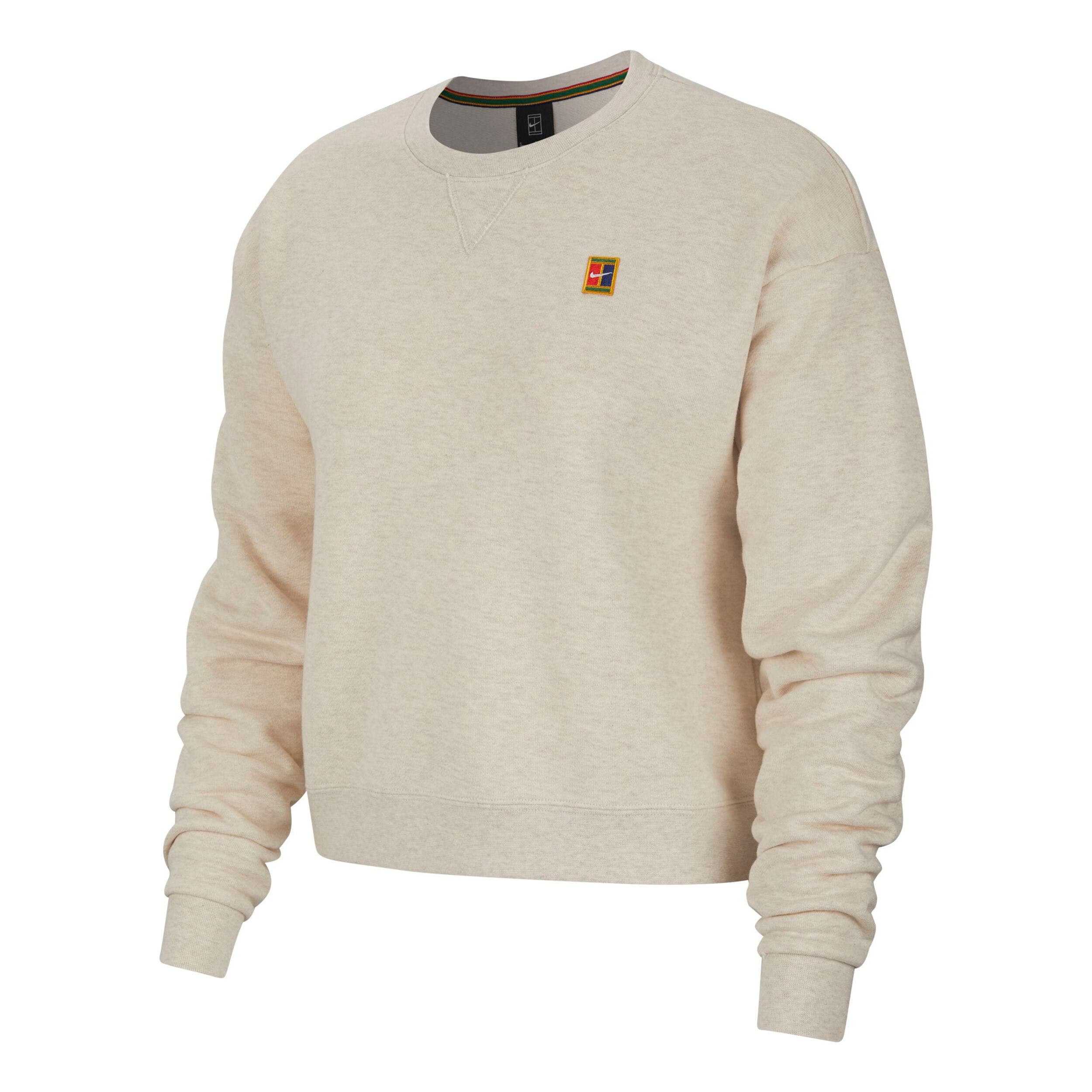 Buy Nike Court Crew Heritage Sweatshirt Women Cream Multicoloured online Padel Point COM