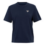 Tecnifibre Clothing Tecnifibre Graphic T-Shirt Women - dark blue, 